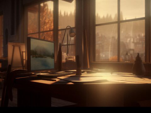 Autumn Afternoon Study Sanctuary